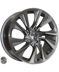 Replica Peugeot Z1011 DGMF R17 W7.5 PCD5x108 ET32 DIA65.1